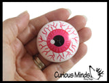 NEW - Eye Dome Poppers Party Favors - Eyeball Gross - Doctor, Optometrist Ophthalmology - Party Favor - Halloween Trick or Treat