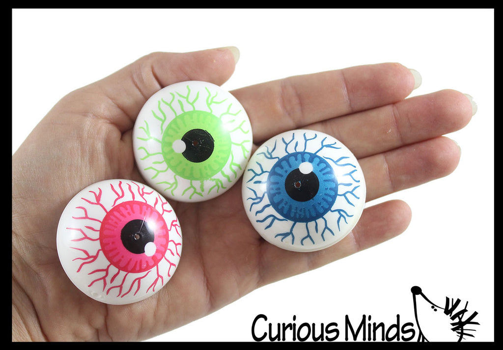 NEW - Eye Dome Poppers Party Favors - Eyeball Gross - Doctor, Optometrist Ophthalmology - Party Favor - Halloween Trick or Treat