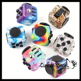 Fidget Cube Block  - Spinning Hand Fidget - Anxiety ADHD Spinner - Classroom and Office