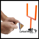 Mini Finger Flick Football Tabletop Sports Football Game - Mini Goal and Football