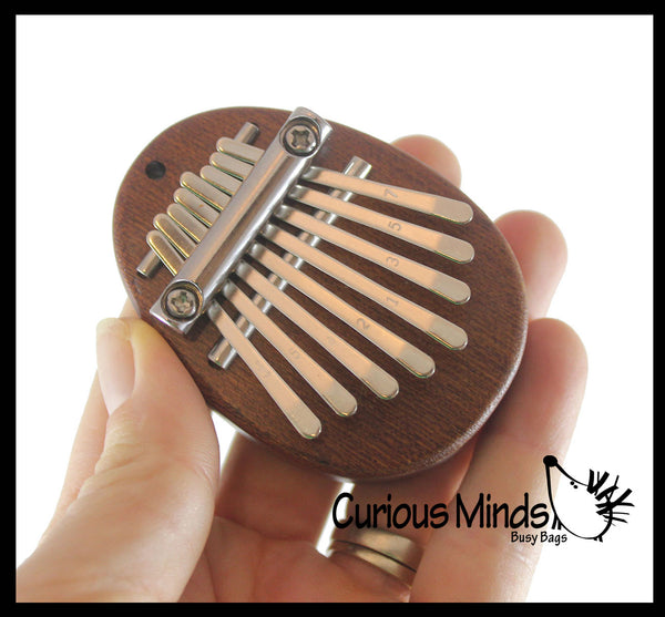 Thumb Piano - Mini Mbira Small Piano with 8 Keys | Curious Minds Busy Bags