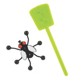 NEW - Fly Swatter and Fly Sticky Wall Walker Guys Tumblers Crawlers -  Fun Small Toy Prize Assortment Trick