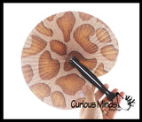 Folding Pocket Fan - Classic Mini Handheld Paper Fan - Compact - Safari Wild Animal Prints