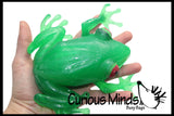 NEW - Jumbo Gooey Frog Fidget Stress Toy - Large Gel Filled Sensory Toy