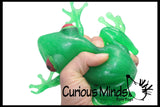 NEW - Jumbo Gooey Frog Fidget Stress Toy - Large Gel Filled Sensory Toy