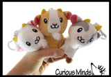 NEW - Goat Plush Stuffed Animals with Clip - Adorable Farm Animal Toy - Plush - Soft Squishy Animal Plushie Stuffie - Backpack Clip