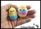 Grow a Easter Figure in Water - Add Water and it Grows - Critter Toy - Soak in Water and It Expands Bunny Carrot Egg Chick