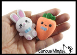 Grow a Easter Figure in Water - Add Water and it Grows - Critter Toy - Soak in Water and It Expands Bunny Carrot Egg Chick