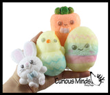 Grow a Easter Figure in Water - Add Water and it Grows - Critter Toy - Soak in Water and It Expands Bunny Carrot Egg Chick