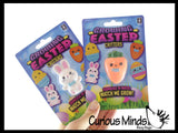 Grow a Easter Figure in Water - Add Water and it Grows - Critter Toy - Soak in Water and It Expands Bunny Carrot Egg Chick