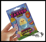 Grow a Easter Figure in Water - Add Water and it Grows - Critter Toy - Soak in Water and It Expands Bunny Carrot Egg Chick