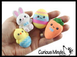 Grow a Easter Figure in Water - Add Water and it Grows - Critter Toy - Soak in Water and It Expands Bunny Carrot Egg Chick