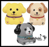 NEW - Soft Dog Animal Stress Ball - Sensory Fidget Stress Toy - Squishy Pliable Doh Ball - Puppy