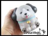 NEW - Soft Dog Animal Stress Ball - Sensory Fidget Stress Toy - Squishy Pliable Doh Ball - Puppy