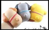 NEW - Soft Dog Animal Stress Ball - Sensory Fidget Stress Toy - Squishy Pliable Doh Ball - Puppy