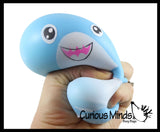 NEW - Soft Shark Ocean Animal Stress Ball - Sensory Fidget Stress Toy - Squishy Pliable Doh Ball - Sharks