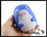 NEW - Soft Shark Ocean Animal Stress Ball - Sensory Fidget Stress Toy - Squishy Pliable Doh Ball - Sharks