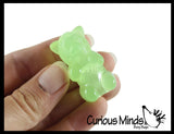 Gummy Bear Squishy Fidget Pencil Toppers - Cute Animal for On Top of Pencils - Desk Pet