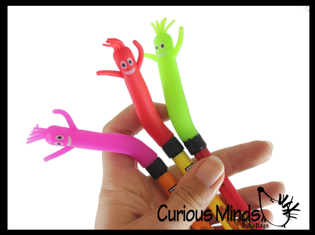 Inflatable Tube Guy Pen - Novelty Writing Utensil - Cute Floppy Funny Gag Office Supply