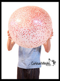 Jumbo Sparkle Inflatable Jelly Balloon Ball - Inflatable Ball - Reusable Lightweight Fun