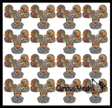 Jumbo Animal Print Rubber Ducks - Rubber Duckies - Cute Novelty Prize Reward Giveaway