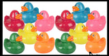 Jumbo Glitter Rubber Ducks - Rubber Duckies - Cute Novelty Prize Reward Giveaway