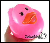 Jumbo Glitter Rubber Ducks - Rubber Duckies - Cute Novelty Prize Reward Giveaway