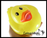 Jumbo Glitter Rubber Ducks - Rubber Duckies - Cute Novelty Prize Reward Giveaway