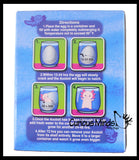 Jumbo Hatch and Grow an Axolotl Egg in Water - Add Water and it Grow - Critter Toy Bath - Soak in Water and It Expands