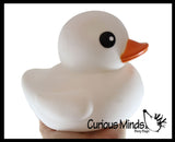 Jumbo Solid Pastel Rubber Ducks - Rubber Ducky Duckies - Cute Novelty Prize Reward Giveaway