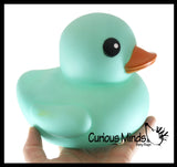 Jumbo Solid Pastel Rubber Ducks - Rubber Ducky Duckies - Cute Novelty Prize Reward Giveaway