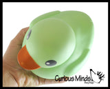 Jumbo Solid Pastel Rubber Ducks - Rubber Ducky Duckies - Cute Novelty Prize Reward Giveaway