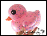 Jumbo Ice Cream with Sprinkles Rubber Ducks - Rubber Ducky Duckies - Cute Novelty Prize Reward Giveaway Neapolitan