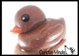 Jumbo Ice Cream with Sprinkles Rubber Ducks - Rubber Ducky Duckies - Cute Novelty Prize Reward Giveaway Neapolitan