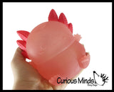 NEW - Jumbo Axolotl Sugar Ball - Thick Glue/Gel Syrup Molasses Stretch Ball - Ultra Squishy and Moldable Slow Rise Relaxing Sensory Fidget Stress Toy Huge