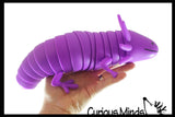 NEW Jumbo 12" Axolotl Fidget - Large Wiggle Articulated Jointed Moving Axolotyl Toy - Unique