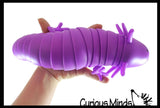 NEW Jumbo 12" Axolotl Fidget - Large Wiggle Articulated Jointed Moving Axolotyl Toy - Unique