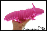 NEW Jumbo 12" Axolotl Fidget - Large Wiggle Articulated Jointed Moving Axolotyl Toy - Unique