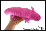 NEW Jumbo 12" Axolotl Fidget - Large Wiggle Articulated Jointed Moving Axolotyl Toy - Unique