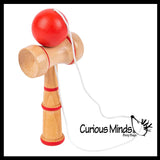 NEW - Kendama Small Wood Ball and Cup Wooden Mexican Yo Yo Toy Yoyo Skill Trick Toy