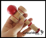 NEW - Kendama Small Wood Ball and Cup Wooden Mexican Yo Yo Toy Yoyo Skill Trick Toy