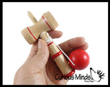 NEW - Kendama Small Wood Ball and Cup Wooden Mexican Yo Yo Toy Yoyo Skill Trick Toy