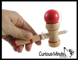 NEW - Kendama Small Wood Ball and Cup Wooden Mexican Yo Yo Toy Yoyo Skill Trick Toy