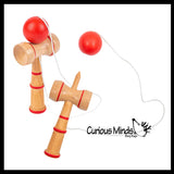 NEW - Kendama Small Wood Ball and Cup Wooden Mexican Yo Yo Toy Yoyo Skill Trick Toy