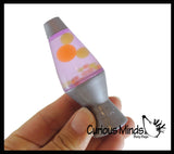 NEW - Mini Lava Lamp Squish and Flow Stress Ball Nee Doh.  Squeeze to Put Lava in Motion