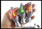 NEW - Mini Lava Lamp Squish and Flow Stress Ball Nee Doh.  Squeeze to Put Lava in Motion