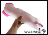 NEW - Axolotl Cute Large Long Skinny Plush Stuffed Animals Body Pillow - Adorable Soft and Cuddly Mini Animal Plushie Plushy