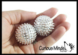 Spiky Acupuncture Health Harmony Baoding Balls - Stress Relief Fidget Balls - Roll in Hand and Massages