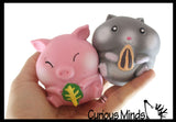 Marshmallow Animal Stress Balls - Ultra Soft Kneadable Fidget Squish Balls - Amazingly Soft