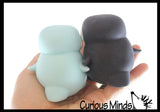 NEW - Marshmallow Penguin Animal Stress Balls - Ultra Soft Kneadable Fidget Squish Balls - Amazingly Soft Winter